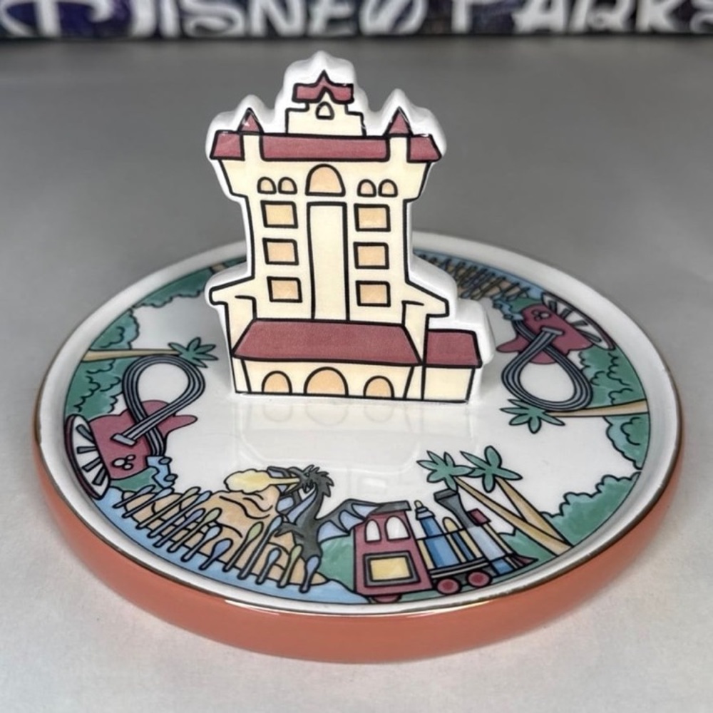 Disney parks icons Hollywood Studios tower of terror fantasia trinket tray